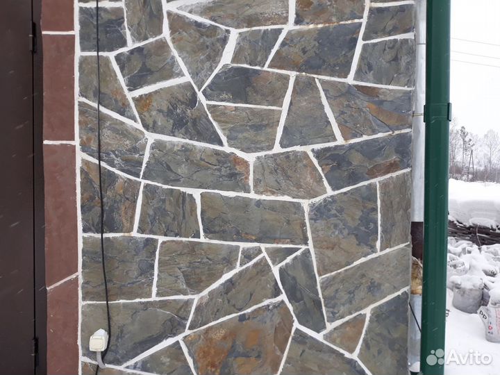 Камень природный сланец для облицовки и ландшафта