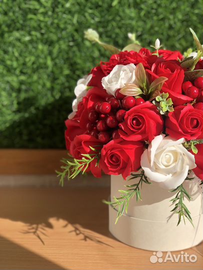 Букет из мыльных цветов