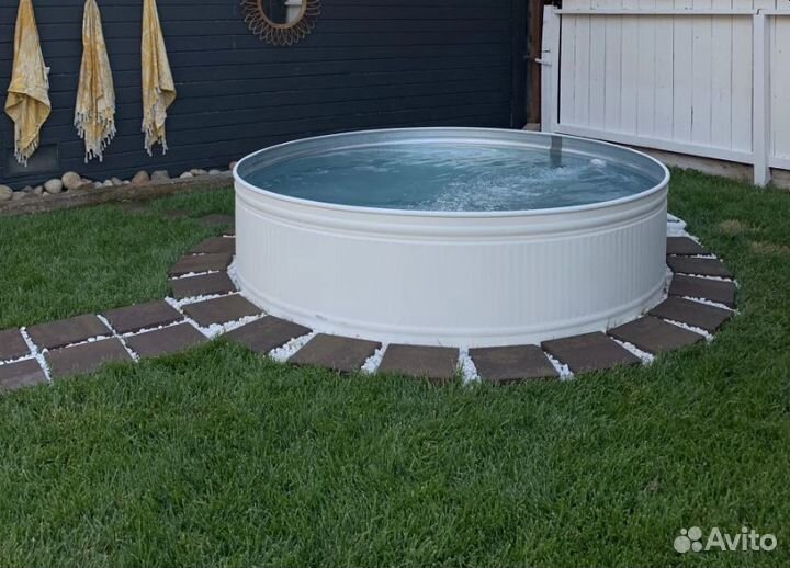 Заказ каркасного бассейна с лестницей 2.9x1.7x2