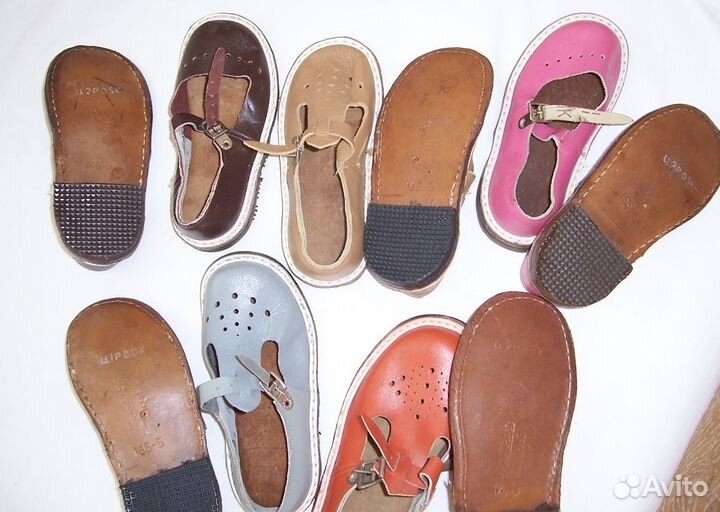 Сандали кожа натуральная, сделаны в СССР