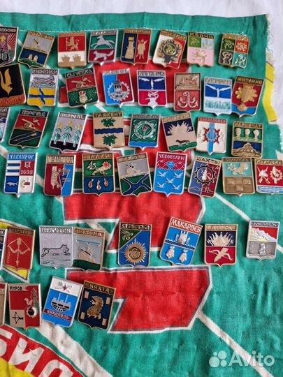 Значки гербы городов