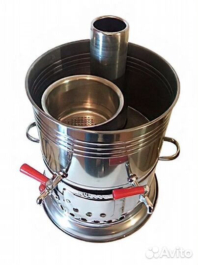 Самовар+чайник заварной