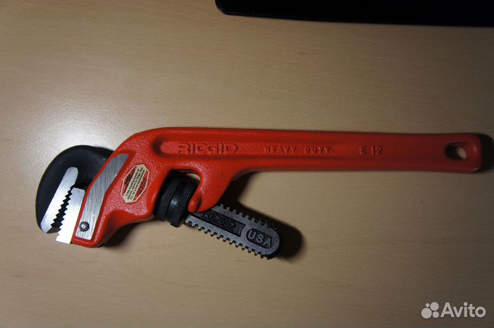 Концевой трубный ключ ridgid Е-12 made in USA