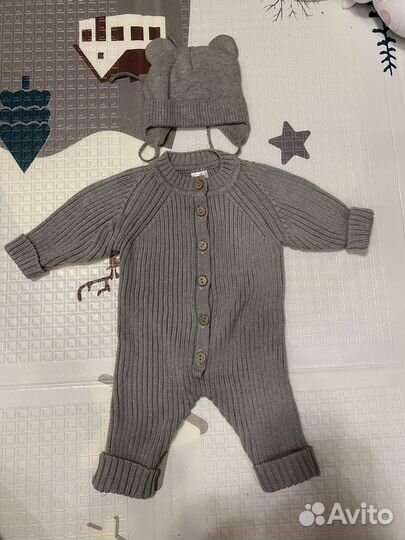 Вязаный комбинезон 62