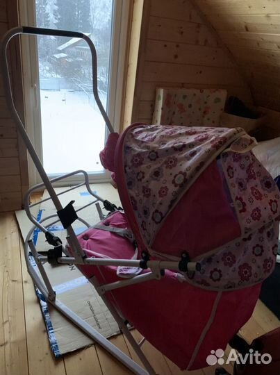 Детские санки коляска