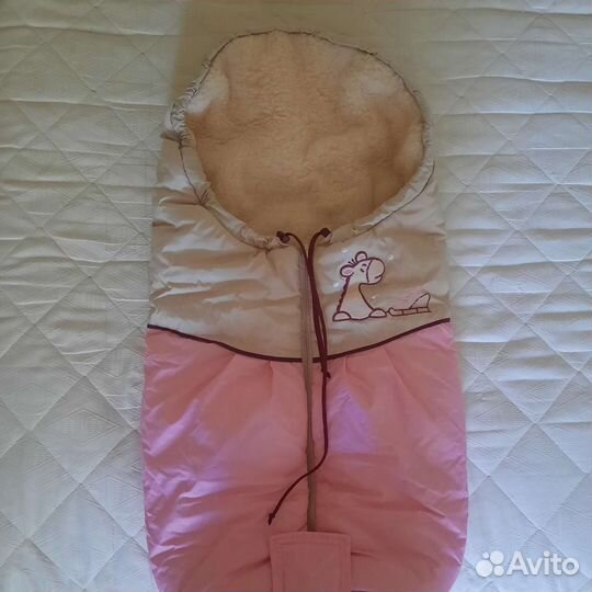 Конверт на выписку для девочки зима