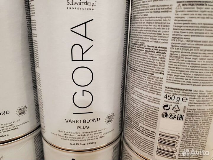 Schwarzkopf Осветляющий порошок vario blond 450гр