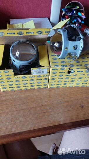 Биксеноновые линзы hella 3R Renault Megane 2