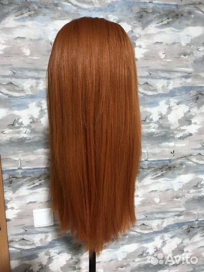 Парик рыжий длинный