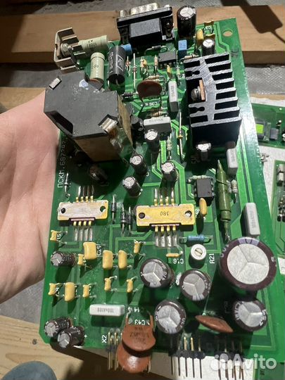 Плата с радиодеталями