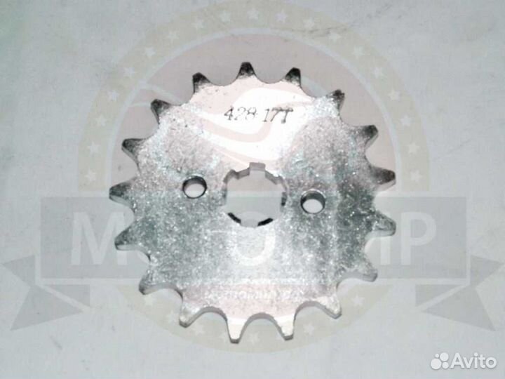 Звезда 17 зуб. (428) цепи, ведущая Альфа (d14-17