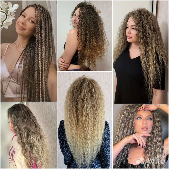 Афролоконы афрокудри афрокосы афрохвост косички
