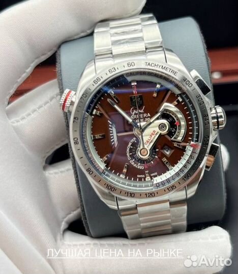 Часы Tag Heuer Grand Carrera brown