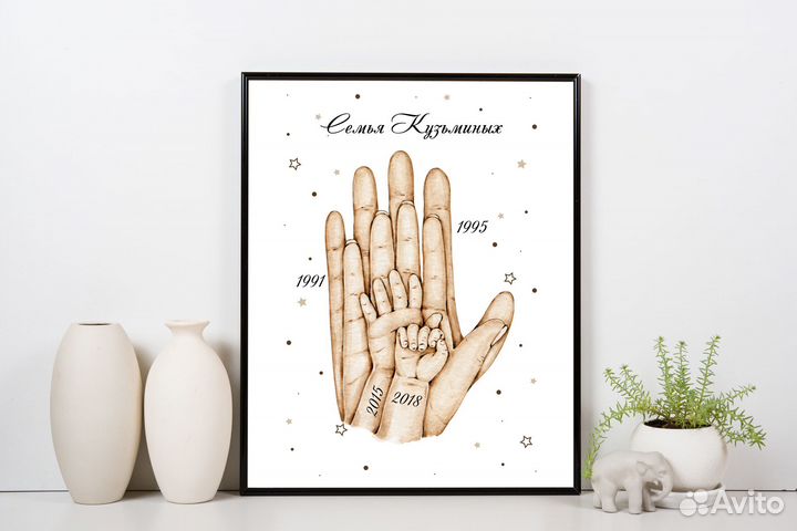 Семейный постер