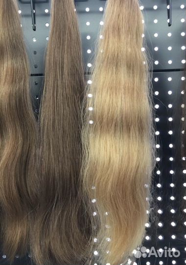 Волосы для наращивания блонд