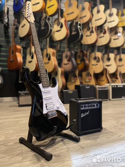 Электрогитара ibanez стиль с комбиком (Новое)