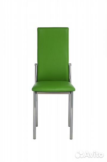 Стул пекин хром/экокожа Линкольн 214 зеленый
