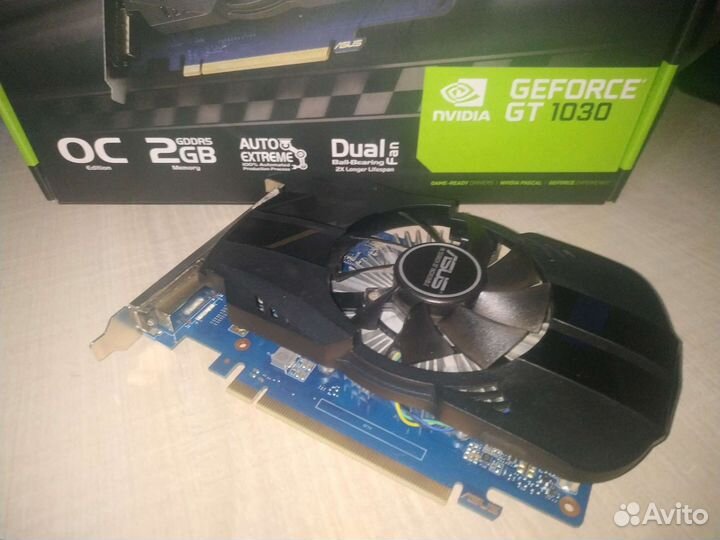 Видеокарта asus geforce gt 1030