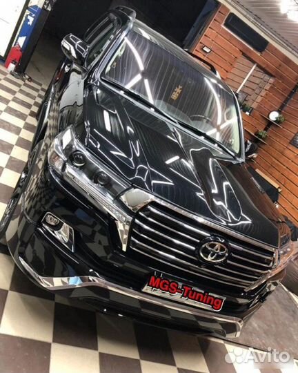 Рестайлинг Toyota Land Cruiser 200 Executive black