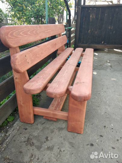 Лавки и столы для сада и бани
