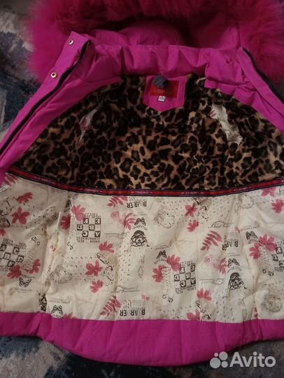 Куртка зимняя для девочки 104