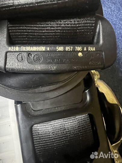 Новые передние ремни безопасности Tiguan 2