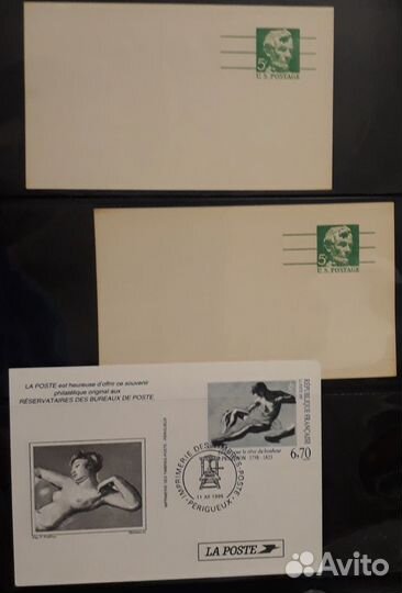 Конверты первого дня (США, GB)