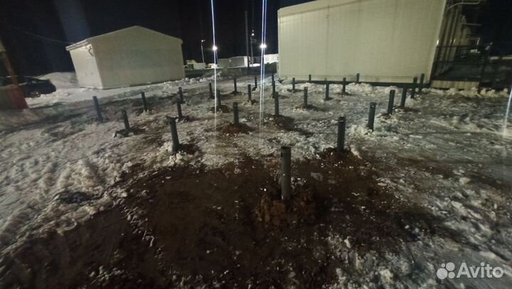 Винтовые сваи / Фундамент для дома под ключ