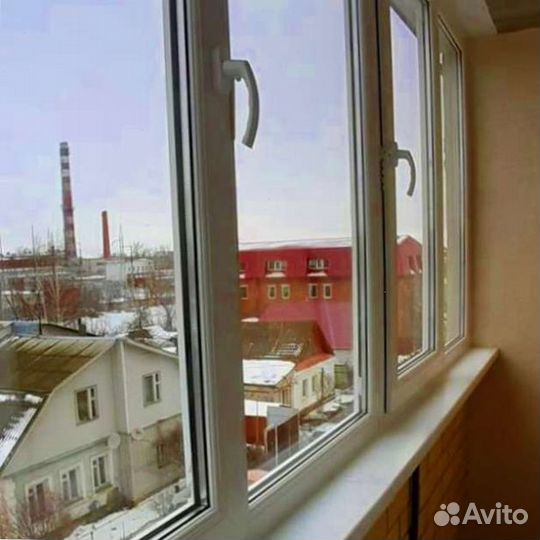 Пластиковые окна. остекление коттеджей