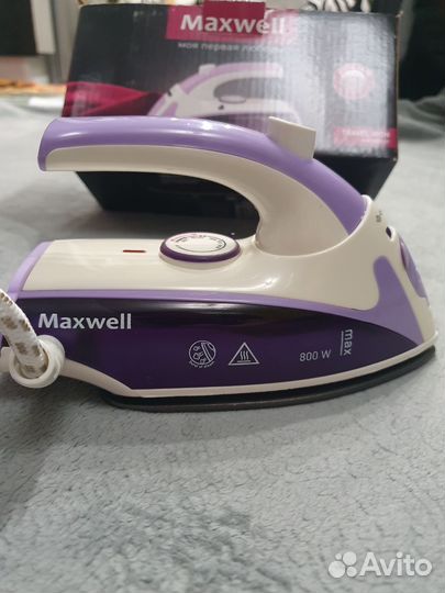 Утюг дорожный Maxwell новый