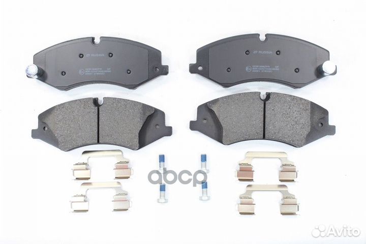 Колодки тормозные дисковые перед GDB1898ZFR ZF