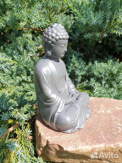 Статуэтка Будда серебро