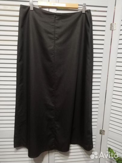 Юбка чёрная женская макси Турция размер 50