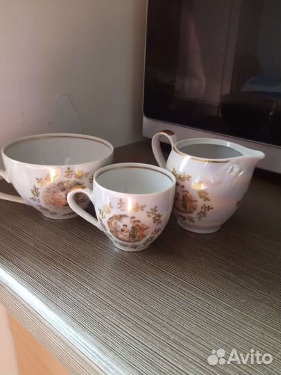 Чашка для чая, для кофе и молочник