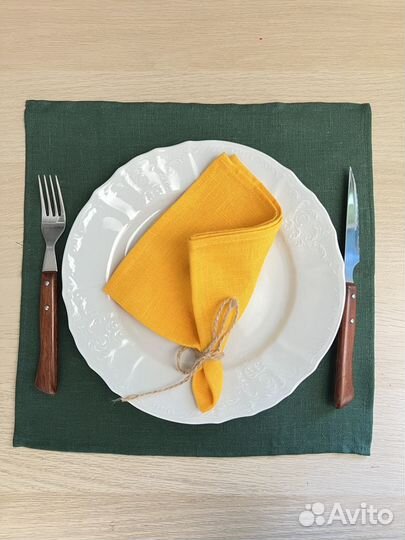 Набор льняных салфеток. Новые