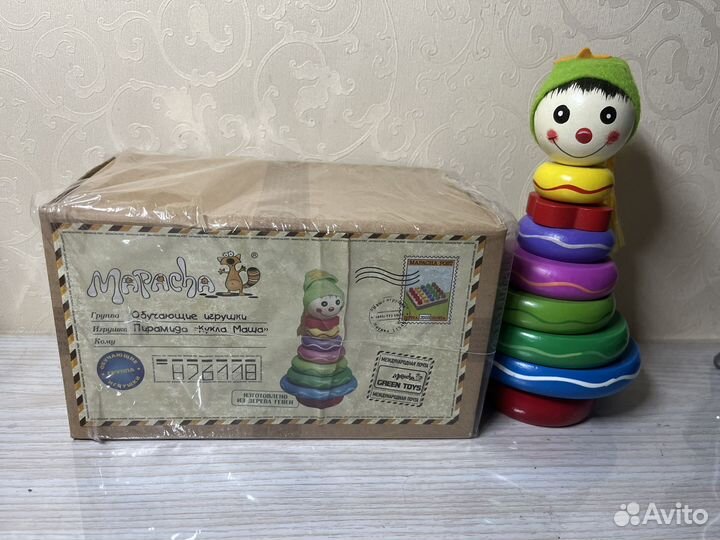 Деревянная пирамидка