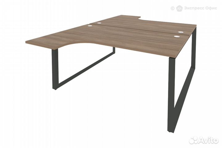 Стол-бенч двойной на О-образном м/к Onix O.MO-D.SA