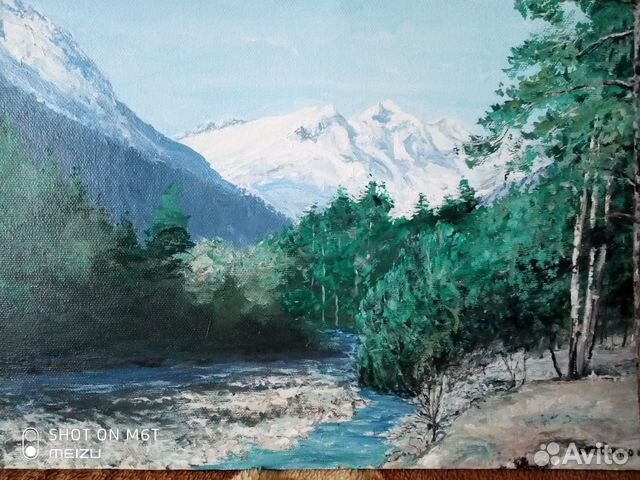 Картина маслом, авторская работа