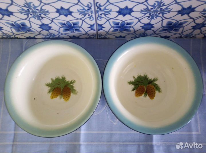 Эмалированные миски СССР