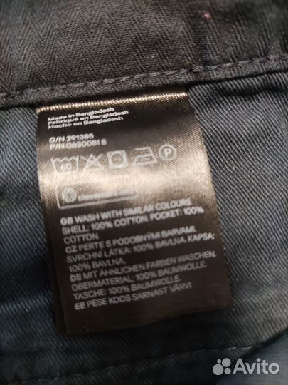 Шорты H&M германия 50 новые хлопок