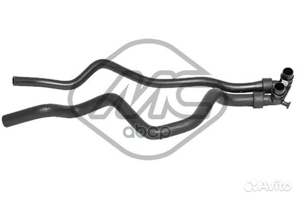 Патрубок системы охлаждения 09205 metalcaucho