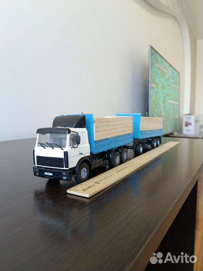 Маз с прицепом