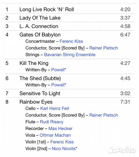 Rainbow - Long Live Rock’n’Roll CD Rus