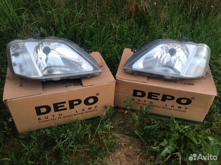 Фары передние renault logan 1