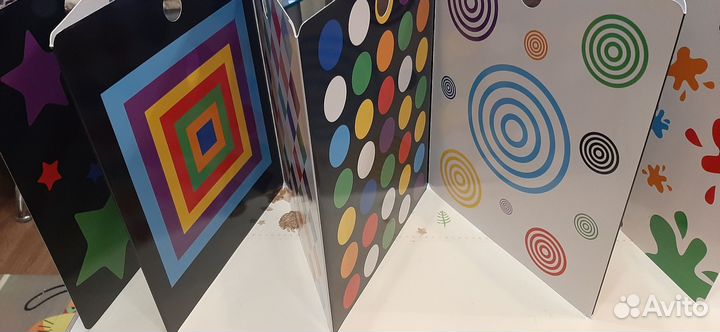 Книжка-раскладушка, развиваем зрение