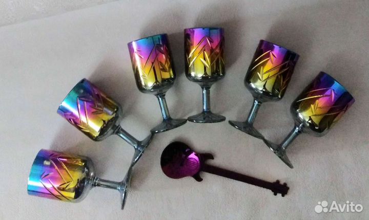 Рюмки хрусталь набор СССР новый