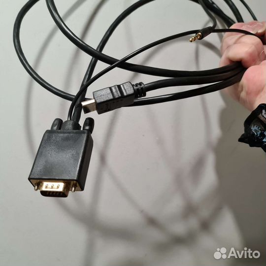Кабель соединительный hdmi - VGA - Jack 3.5