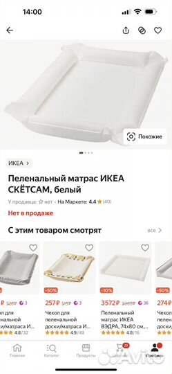 Пеленальный матрас IKEA