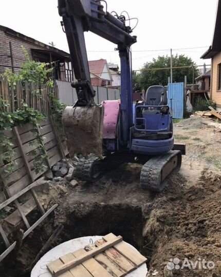 Услуги трактора экскаватора