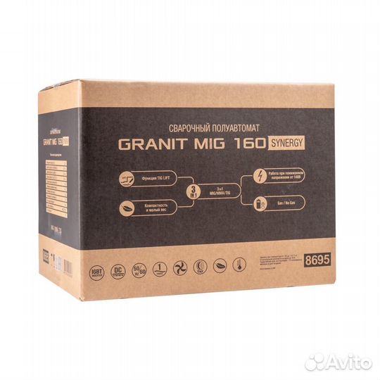 Сварочный полуавтомат granit MIG 160 synergy
